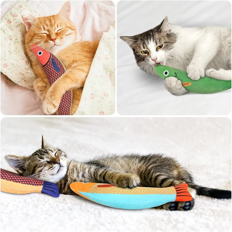 Peixinho de Pelúcia com Catnip