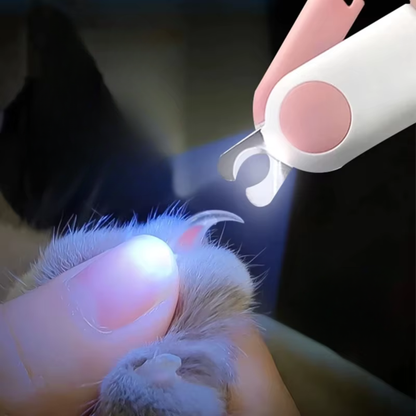 Cortador de Unhas Profissional para Gatos com LED