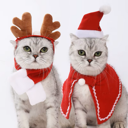 Fantasias de Natal para Gatos – 4 Kits