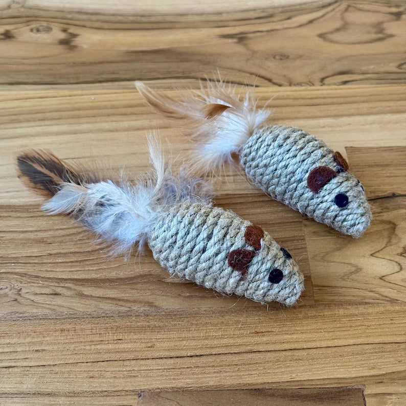 Brinquedo Ratinhos de Sisal